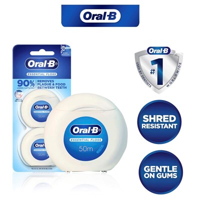 Oral-B Essential Floss 2 x 50m
