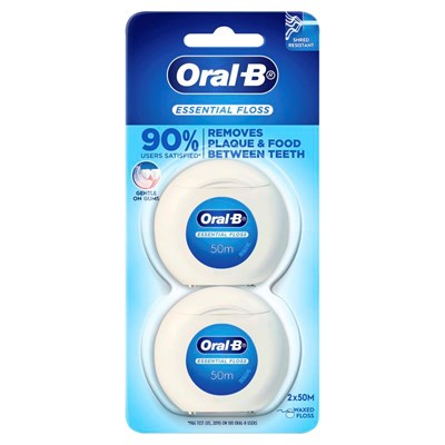 Oral-B Essential Floss 2 x 50m