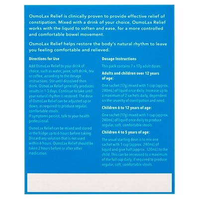 OsmoLax Relief Sachet Pack 7 x 17g
