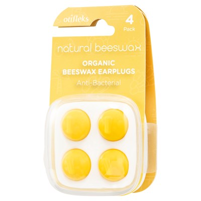 Otifleks Natural Beeswax Earplugs 4pk