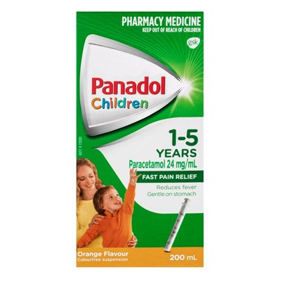 Panadol Children 1-5 Years Orange 200mL