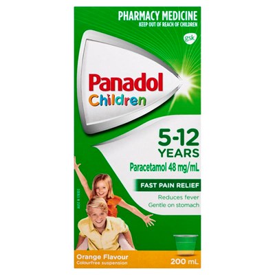 Panadol Children 5-12 Years Orange 200mL