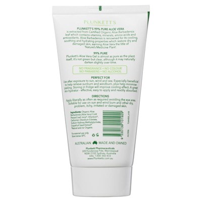 Plunketts Aloe Vera 99% Gel 150g