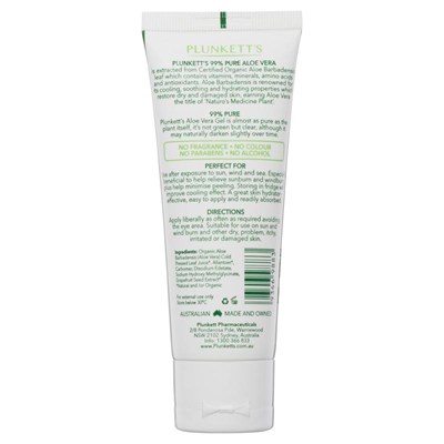Plunketts 99% Pure Aloe Vera Gel 75g
