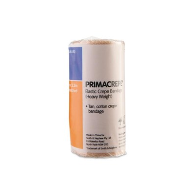 Primacrepe Elastic Crepe Bandage Heavy Tan 10cm x 2.3m