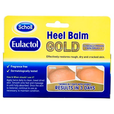 Scholl Eulactol Cracked Heel Balm Gold 120mL