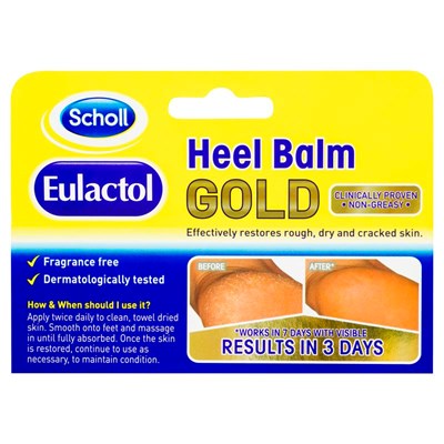 Scholl Eulactol Cracked Heel Balm Gold 60mL