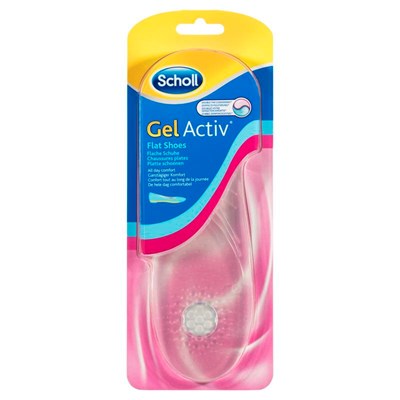 Scholl GelActiv Female Insoles for Flat Shoes