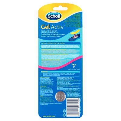Scholl GelActiv Female Insoles for Flat Shoes