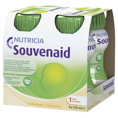 Souvenaid Vanilla 125ml 4 Pack