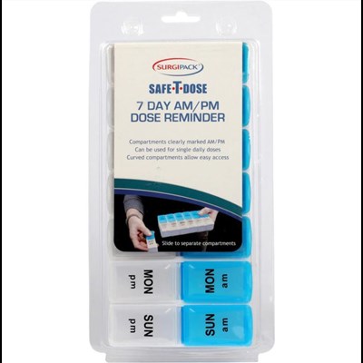 SurgiPack Safe-T-Dose 7 Day AM/PM Reminder