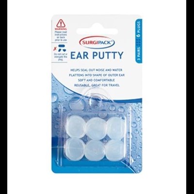 SurgiPack Earplug Putty 3 Pairs
