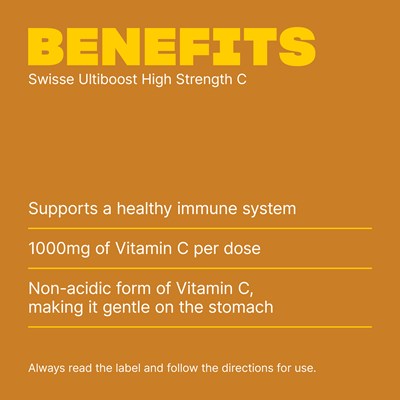 Swisse Ultiboost High Strength C 150 Tablets