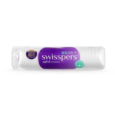Swisspers Make-Up Pads 80 Pack
