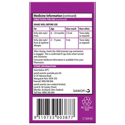 Telfast Kids Oral Liquid 60mL