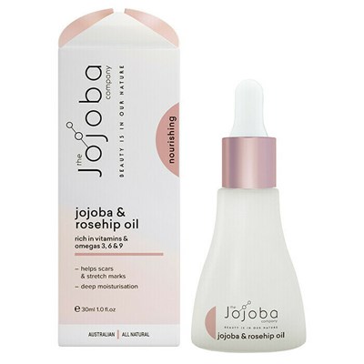 The Jojoba Company 100% Nat Jojoba+Rosehip Oil