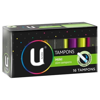 U by Kotex Tampons Mini 16 Pack