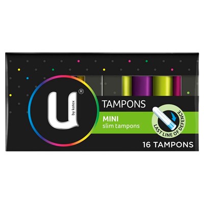 U by Kotex Tampons Mini 16 Pack