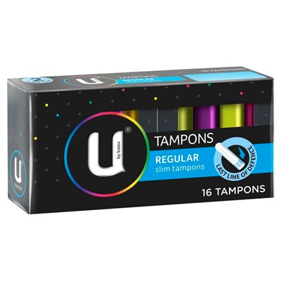 U by Kotex Tampons Regular 16 Pack