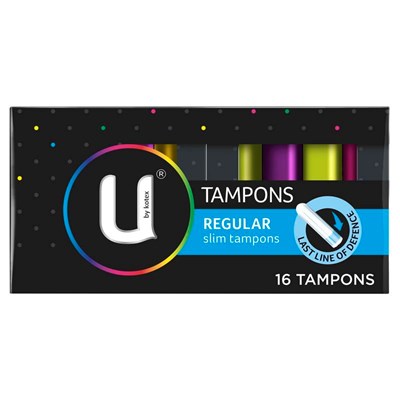 U by Kotex Tampons Regular 16 Pack