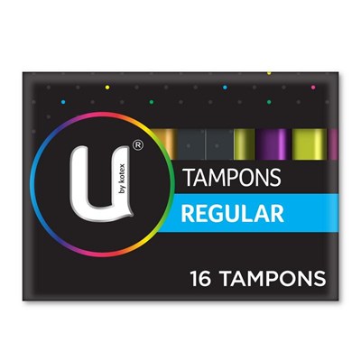 U by Kotex Tampons Regular 16 Pack