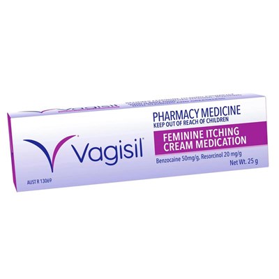 Vagisil Feminine Itching Cream Medication 25g