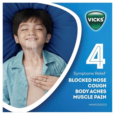 Vicks VapoRub Chest Rub and Vaporizing Ointment Decongest 100g