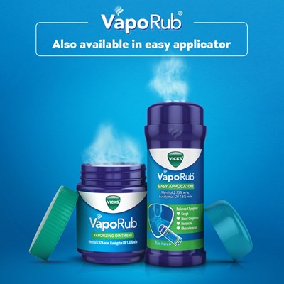 Vicks VapoRub Chest Rub and Vaporizing Ointment Decongest 100g