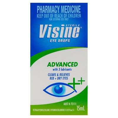 Visine Advanced Eye Drops 15mL