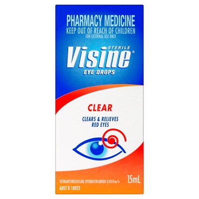 Visine Eye Drops Clear 15mL