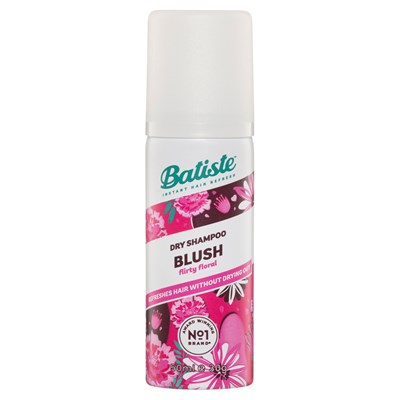 Batiste Blush Dry Shampoo | Travel Size | Floral Fragrance | Instant Hair Refresh | 50 mL