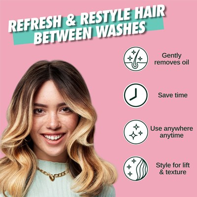 Batiste Blush Dry Shampoo | Travel Size | Floral Fragrance | Instant Hair Refresh | 50 mL