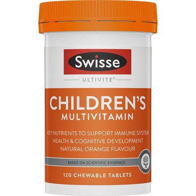 Swisse Ultivite Children's Multivitamin 120 Chewable Tablets