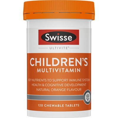Swisse Ultivite Children's Multivitamin 120 Chewable Tablets