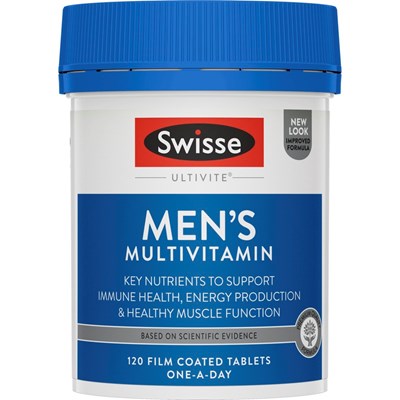 Swisse Ultivite Men's Multivitamin 120 Tablets