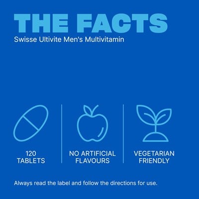 Swisse Ultivite Men's Multivitamin 120 Tablets