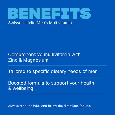 Swisse Ultivite Men's Multivitamin 60 Tablets