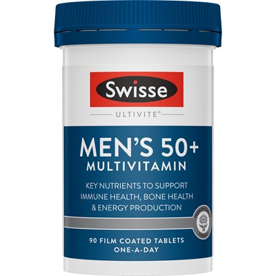 Swisse Ultivite Men's 50 + Multivitamin 90 Tablets
