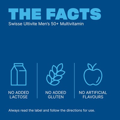 Swisse Ultivite Men's 50 + Multivitamin 90 Tablets