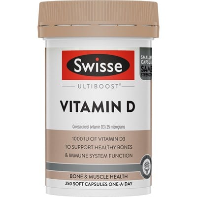 Swisse Ultiboost Vitamin D 250 Tablets