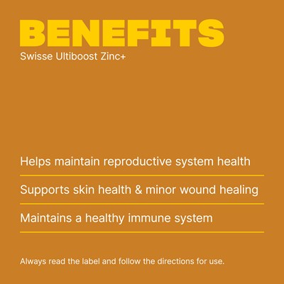 Swisse Ultiboost Zinc+ 60 Tablets