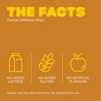 Swisse Ultiboost Zinc+ 60 Tablets