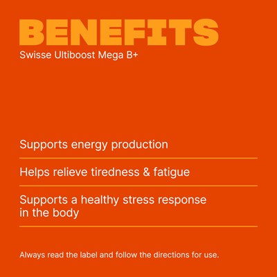 Swisse Ultiboost Mega B+ 60 Tablets