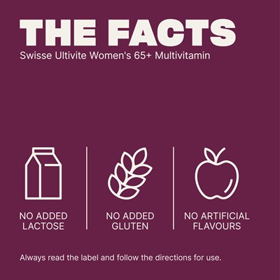 Swisse Ultivite Women's 65+ Multivitamin 60 Tablets