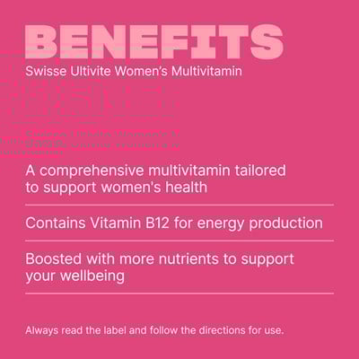 Swisse Women’s Ultivite Multivitamin 120 Tablets