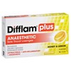 Difflam Plus Anaesthetic Sore Throat Honey & Lemon 16 Lozenges