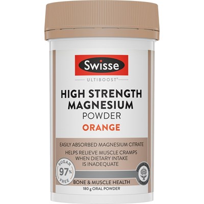 Swisse Ultiboost High Strength Magnesium Orange 180g Powder