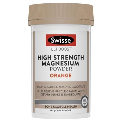 Swisse Ultiboost High Strength Magnesium Orange 180g Powder