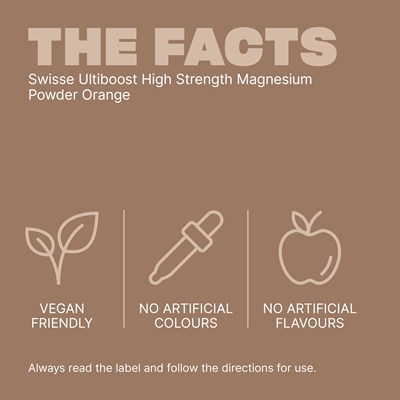 Swisse Ultiboost High Strength Magnesium Orange 180g Powder