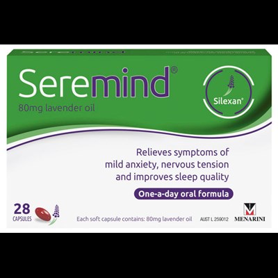 Seremind 80mg Lavender Oil 28 Capsules